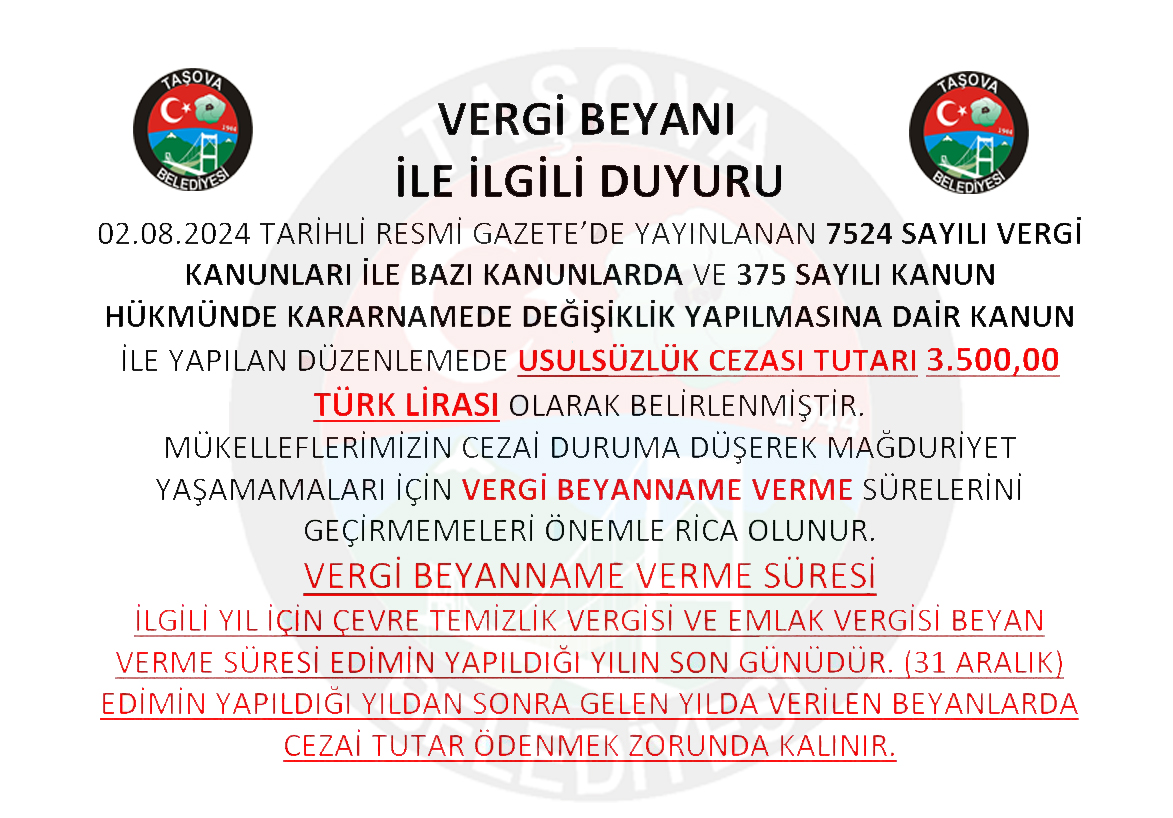 Taşova Belediyesi